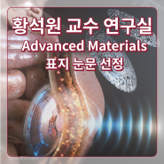 황석원 교수 연구팀 성과 - Advanced Materials 표지 논문 선정