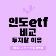 인도 etf 비교 굳이 투자할 이유