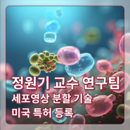 정원기 교수 연구팀, 세포영상 분할 기술 특허 등록