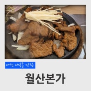 대전 대흥동 맛집 월산본가 비빔냉면, 돼지 석갈비 후기 (단체 식사, 단체손님)