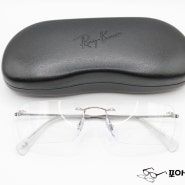 레이벤무테 무테안경 추천 Ray Ban rb8755 소량 입고 긱시크스타일 노량진안경 포아이즈 안경