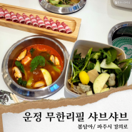 파주샤브샤브 무한리필 맛집/봄담아 샤브샤브, 파주 운정 맛집