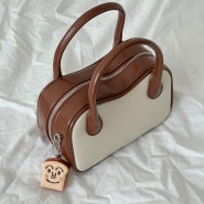 디어니스 패네백 미니 브라운 귀여운 식빵 가방