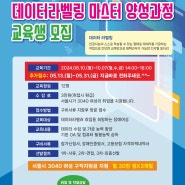 [공지] ★데이터라벨링 마스터 양성과정 교육생 모집★