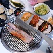 서울 합정 맛집 다독이네 숯불구이 | 합정역 고기 삼겹살 구워주는 찐맛집