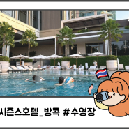 [방콕] 포시즌스 호텔 방콕 수영장 후기! (+시간, 수영 클래스)