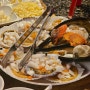 부산 암남공원 조개구이 애견동반식당 욱이네불타는조개구이
