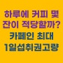 하루에 커피 몇 잔이 적당할까? 식약처가 밝힌 카페인 하루 권고량, 커피 1일 권장량