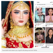 베트남 틱톡, 발리우드에서 영감을 받은 '아소카 메이크업' 트렌드
