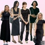 여자 올블랙 코디 모음, 바지 vs 치마 패션 비교