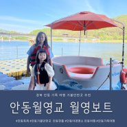 경북 안동 가족 여행 가볼만한곳 월영교 월영보트