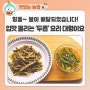 봄나물 최강자 '두릅', 입맛 돌아오게 하는 요리로 즐겨 보이소!