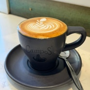 시드니 대학교 카페 Campos Coffee 캄포스커피 뉴타운 아포카토