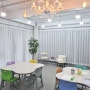 [부산 만덕 미술] 하늘색 팔레트 미술교습소 창업 오픈 셀프 인테리어 만들기 후기