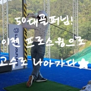 50대 레슨참가골퍼님! 아름다운 프로스윙으로 고수로 나아가다!!!