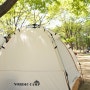 초보자 캠핑용품 추천 노르딕캠프 원터치 텐트 몽블랑 랜턴으로 시작