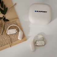 블라우풍트 오픈형 블루투스 이어폰 귀에 무리없이 장시간 착용가능