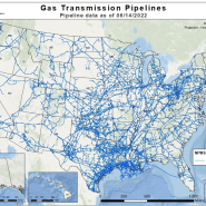 미국 천연가스 배관망