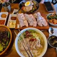 신설동 맛집 재벌국수 신설동점 추천 / 돔베고기와 고기국수 맛집 신설동 데이트코스 추천 (주차가능)