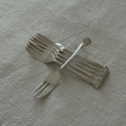 1910-30s Set of 6 Sheffield 'PHILIP ASHBERRY & SONS' EPNS Dessert Fork