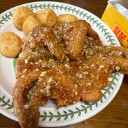 두암동 옛날통닭 칠분통닭 / 마늘통닭,땡초불똥집,치즈볼,신메뉴