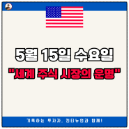 5월 15일 수요일 "세계 주식 시장의 운명"