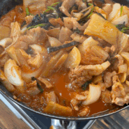 [장성] 푸른솔 라운딩 후 점심 추천 묵은지 주물럭 ‘임정국밥’