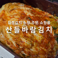 산들바람 김장김치 3kg, 강원도 김치 쇼핑몰 추천