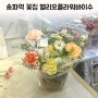 송파역 꽃집 헬리오플라워바이수 꽃다발 선물