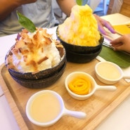 보라카이 디저트 맛집 아이스플레이크 망고 빙수 & 코코넛 빙수 넘 맛있어요