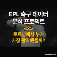 [EPL 축구 데이터 분석 프로젝트] 23/24 시즌 토트넘에서 누가 가장 활약했을까? <2>