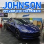 2024 테슬라 모델3 하이랜드 블루, 존슨R 밝은 썬팅 했어요.