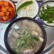 포항양학시장 강원식당 돼지국밥