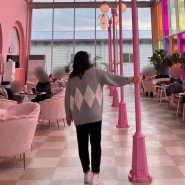 [일산] 백마역 카페 비비드 한 핑크빛 컬러 가득한 비비 하우스