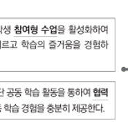 능동적으로 참여하는 수업 (참여협력형 수업)