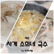 제주 산방산 아래 현지인 맛집 안덕면 고사리 해장국 사계 소희네 국수