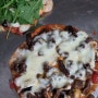 통밀 또띠아 피자 만들기 새우 루꼴라 불고기 피자