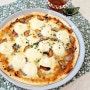 또띠아피자 고르곤졸라 피자 만들기 에어프라이어 요리 치즈 피자