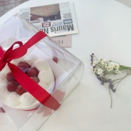 청주오송케이크 : 제이델링 오송점 수제 순우유딸기케이크 / 어머니 환갑 케이크