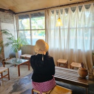 조용한 공간에서 힐링할 수 있는 제주남원카페 라룬블루