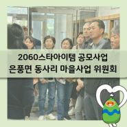 2060스타아이템 공모사업 (은풍면 동사리 마을사업 위원회)