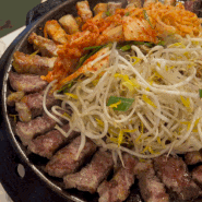 익산 영등동 고기집: '이짚' 우대갈비, 짚불훈연 삼겹살