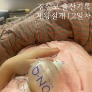 경산모 출산 기록 제왕절개 통증 수술 1,2일차 후기