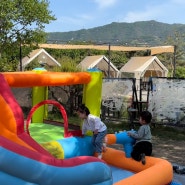대구근교 경산 텐트 대여비 없는 캠프닉 “공산” 놀이시설 완벽해!