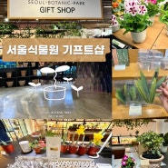 마곡 서울식물원 기프트샵에서 기념품과 식물 화분 고르기