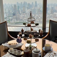 리츠칼튼 상하이 푸동 호텔 애프터눈티세트 The Ritz Carlton Shanghai Pudong Afternoontea
