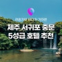 [제주도 호텔 추천] 제주 서귀포 중문 5성급 호텔 추천 3곳 비교! :: 제주신라호텔 / 스위트호텔 제주 / 그랜드 조선 제주