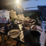 노지 캠핑 맛있는 음식과 함께 즐긴 대청호 조행기