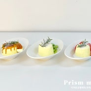 [ Prism mood 프리즘무드 ] 바나나 딸기 키위 크림 수플레 / 카페모형 / 디저트모형 / 음식모형 / 디저트납품