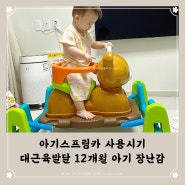 아기스프링카 사용시기 대근육발달 12개월 아기 장난감